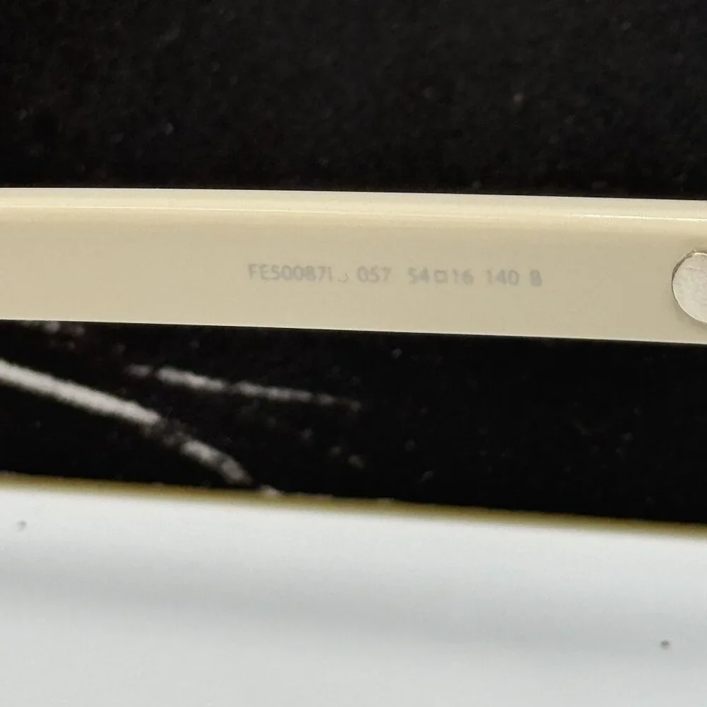 NEW FENDI FE50087I 057 EYEGLASSES WHITE WOMEN EYEWEAR